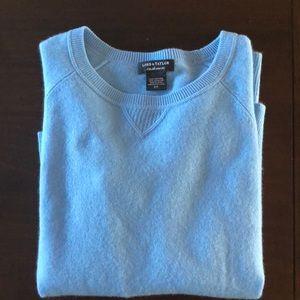 Blue cashmere sweater
